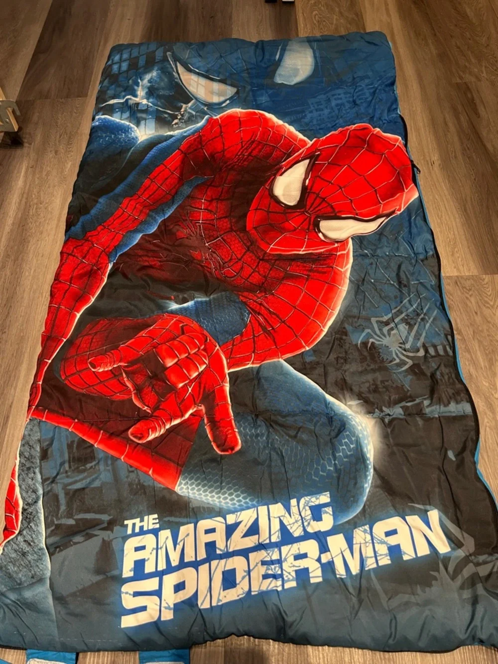 Marvel The Amazing Spider-Man Red & Blue Kids Sleeping Bag
